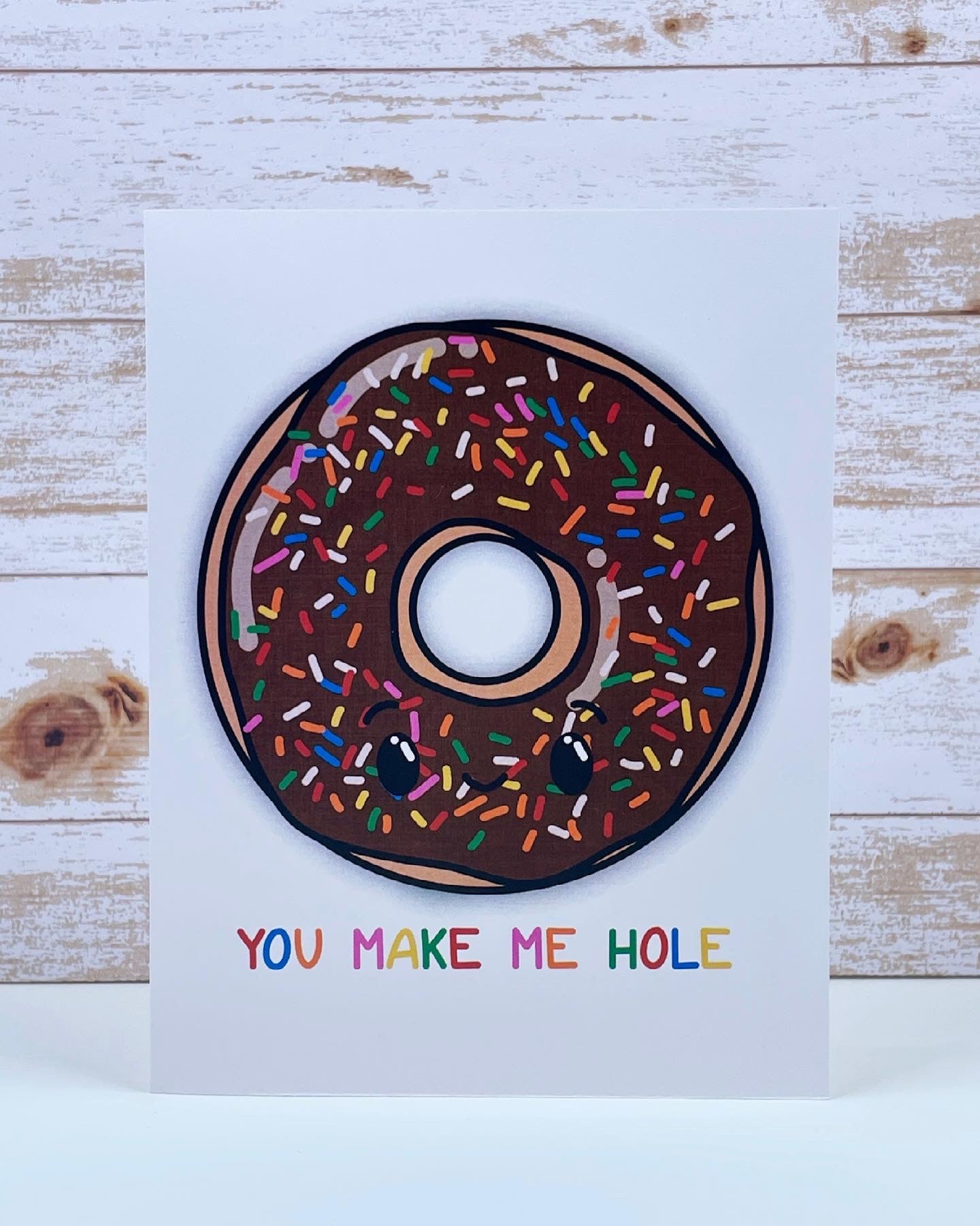 Make Me Hole Donut Card